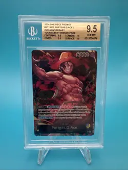 One Piece TCG Ace ENG BGS 9.5 - 2nd Anniversary Tournament Winner 2024 - Image 1