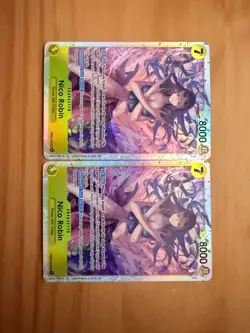 2x Nico Robin (055) EB03-055 Extra Booster: One Piece CCG Heroines Edition NM - Image 1