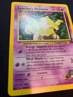 SABRINA'S DROWZEE - 95/132 - GYM CHALLENGE - POKEMON CARD - LP - Image 2