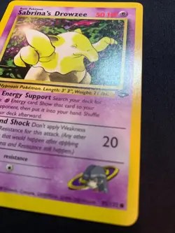 SABRINA'S DROWZEE - 95/132 - GYM CHALLENGE - POKEMON CARD - LP - Image 3