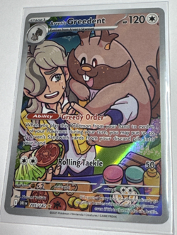 Arven's Greedent 205/182 Sv10: Destined Rivals Holo Full Art Pokemon Card - Image 1