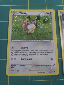 Marill 010/012 & Skitty 012/012 McDonald's 2015 Confetti Holo Cards Lot Pokemon - Image 2