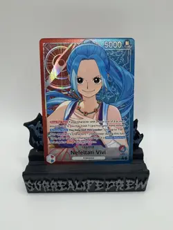 One Piece Card Game Nefeltari Vivi Leader Alt Art Heroines Edition EB03-001 - Image 1