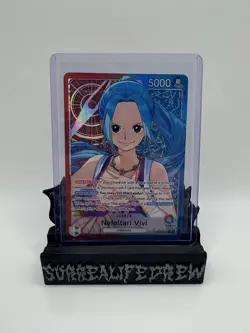 One Piece Card Game Nefeltari Vivi Leader Alt Art Heroines Edition EB03-001 - Image 3