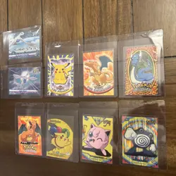 Pokemon Tcg Card Lot Topps Charizard Lugia Die Cut Non Holo Wow Vintage Fire - Image 1