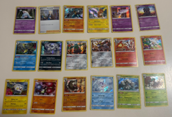 Pokemon 18 Card Bulk HOLO Lot LP-HP Uncommon Holographic Scorbunny Cinderace - Image 1