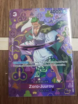 One Piece OP05-067 Zoro-Juurou SP Alternative Art TCG English Card - Image 1