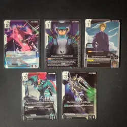 Gundam TCG White Lot, 52 Cards, AEUG Gjallarhorn, Buster Gundam, Quattro, playse - Image 2
