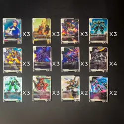 Gundam TCG White Lot, 52 Cards, AEUG Gjallarhorn, Buster Gundam, Quattro, playse - Image 4