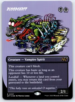 MTG - Aetherdrieft - Foil Bloodghast (Borderless) #337 -d809 - Image 1