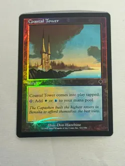 MTG FOIL Coastal Tower Invasion Magic the Gathering - Image 1