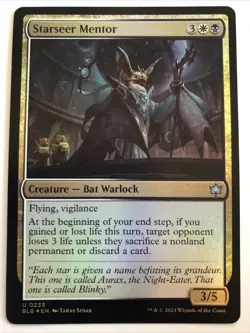 MTG Bloomburrow Starseer Mentor Foil 0233 NM - Image 1