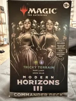Magic: The Gathering Modern Horizons III Commander Deck Tricky Terrain - Image 1