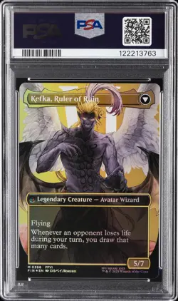 2025 MTG FINAL FANTASY #0398 KEFKA, COURT MAGE/KEFKA, RULER OF RUIN PSA 10 - Image 2