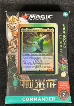 Magic the Gathering MTG Streets New Capenna Commander Deck Cabaretti Cacophony - Image 1