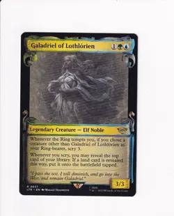 2023 MTG MAGIC LOTR LORD OF THE RINGS SHOWCASE SCROLLS GALADRIEL OF LOTHLORIEN - Image 1