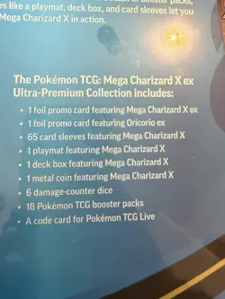 Pokemon Mega Charizard X EX Ultra Premium Collection Box - Still in Plastic Seal - Image 3