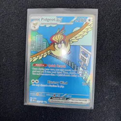 Pokemon TCG Pidgeot EX 225/197 Obsidian Flames Special Illustration Rare Card NM - Image 1