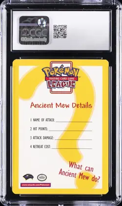 2000 POKEMON MOVIE 2000 INSERT CARD ANCIENT MEW CGC 7 - Image 2