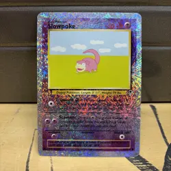 Pokemon Slowpoke Legendary Collection Reverse Holo 93/110 Card Small Crease Ex - Image 1