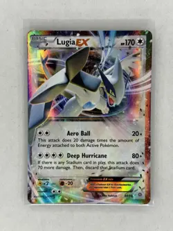 Lugia EX 68/98 Ultra Rare Holo XY Ancient Origins Pokemon TCG NM - Image 1
