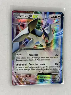 Lugia EX 68/98 Ultra Rare Holo XY Ancient Origins Pokemon TCG NM - Image 2