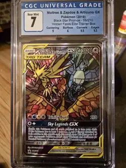 Pokemon Tag Team Moltres Zapdos Articuno GX SM Hidden Fates - Image 1