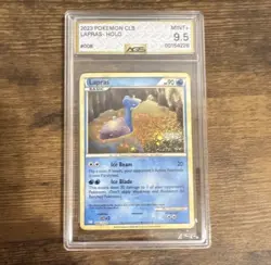 Pokemon Lapras 008/034 Holo Classic Blastoise Deck AGS 9.5 Graded 2023 - Image 1