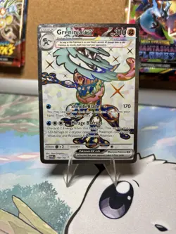 Pokemon TCG Greninja EX Twilight Masquerade 198/167 Sv06 Full Art - Image 1