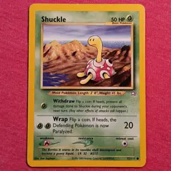 Pokemon 2000 WOTC Neo Genesis: Shuckle 72/111 - LP - Image 1