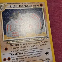 Pokemon 2000 WOTC Neo Destiny: Light Machoke 49/105 - LP/NM - Image 2