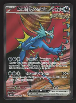 Roaring Moon ex 229/182 Pokemon TCG SV04: Paradox Rift NM - Image 1