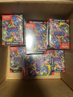 Pokemon Mega Evolution Phantasmal Flames Booster Bundle Sealed - Image 1