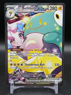 Ionos Bellibolt Ex 183 SIR Journey Together Pokemon Special Illustration Rare NM - Image 1