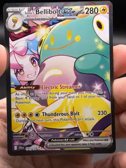 Ionos Bellibolt Ex 183 SIR Journey Together Pokemon Special Illustration Rare NM - Image 3