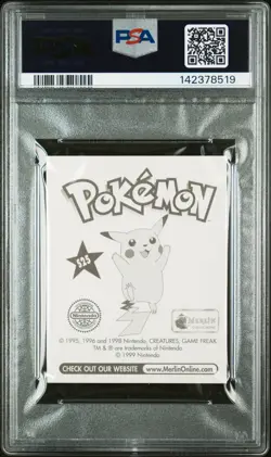 1999 MERLIN POKEMON #S25 MEW-PRISM PSA 5 - Image 2