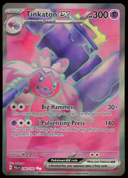Tinkaton ex Pokemon TCG Paldea Evolved 240/193 Full Art NM - Image 1
