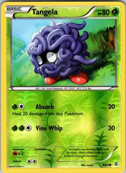 Tangela 8/83 Generations Pokemon TCG LP - Image 1