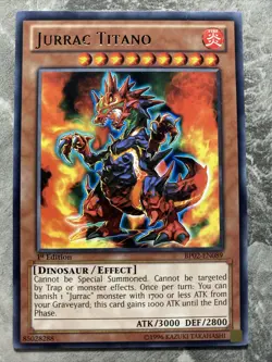 Yugioh - Jurrac Titano - BP02-EN089 - Rare (Black) 1st Edition - Image 1