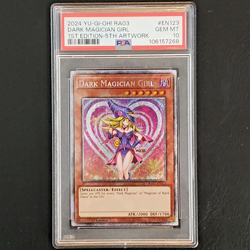 Psa 10 Yu-Gi-Oh! Dark Magician Girl (Platinum Secret Rare) 5th art RA03-EN123 - Image 1
