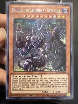 EXODIA THE LEGENDARY DEFENDER ! PRISMATIC SECRET TN19-EN003 YUGIOH! - Image 1