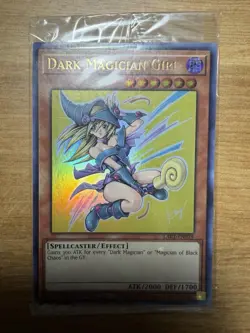 Yu-Gi-Oh Dark Magician Girl LART-EN019 Ultra Rare Lost Art Promo Near Mint - Image 1