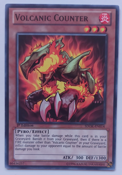 Yugioh Volcanic Counter - Common - SDOK-EN014 - N/M - 1st.Ed. - Image 1