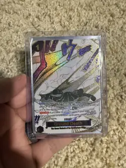 Ground Death (Alternate Art) OP14-096 The Azure Sea's Seven Foil One Piece NM - Image 3