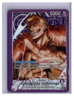 One Piece English OP14-060 Donquixote Doflamingo Alternate Art Leader - Image 1