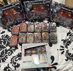 One Piece Tins And Illustration Boxes Lot sealed - Image 1