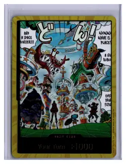 One Piece English TCG Egghead Gold DON OP14 The Azure Sea's Seven - Image 1