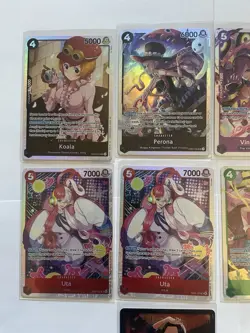 One Piece Card Game EB03 Lot: 6-SR + 1-Don, Vinsmoke Reiju, Nico Robin - Image 2