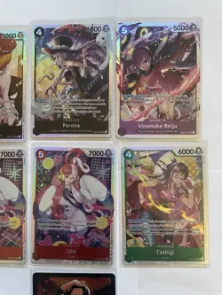 One Piece Card Game EB03 Lot: 6-SR + 1-Don, Vinsmoke Reiju, Nico Robin - Image 3