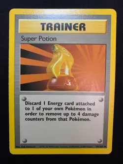 SUPER POTION - 090/102 - BASE SET - POKEMON CARD - LP - Image 1